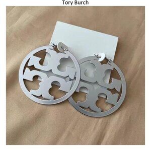 Tory Burch Silver hoop earrings